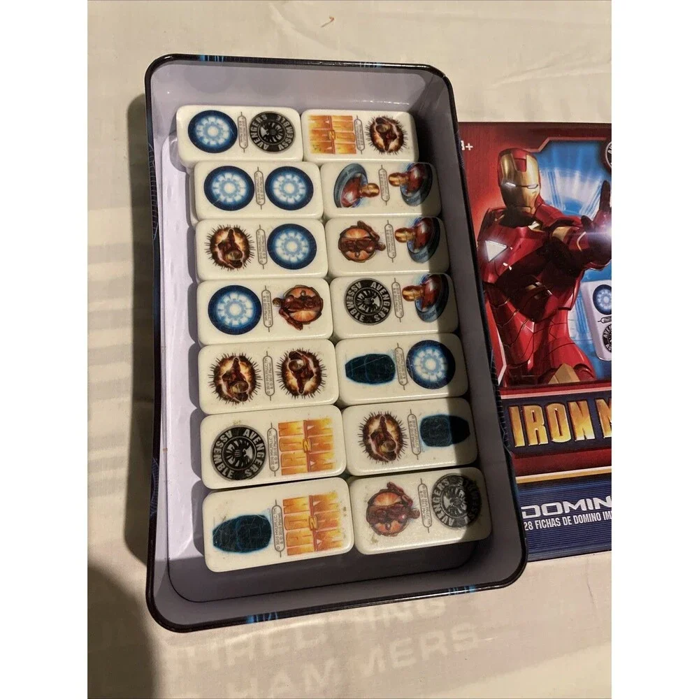 Marvel Iron Man 2 Battle Dominos (2009) in Tin Age 3+